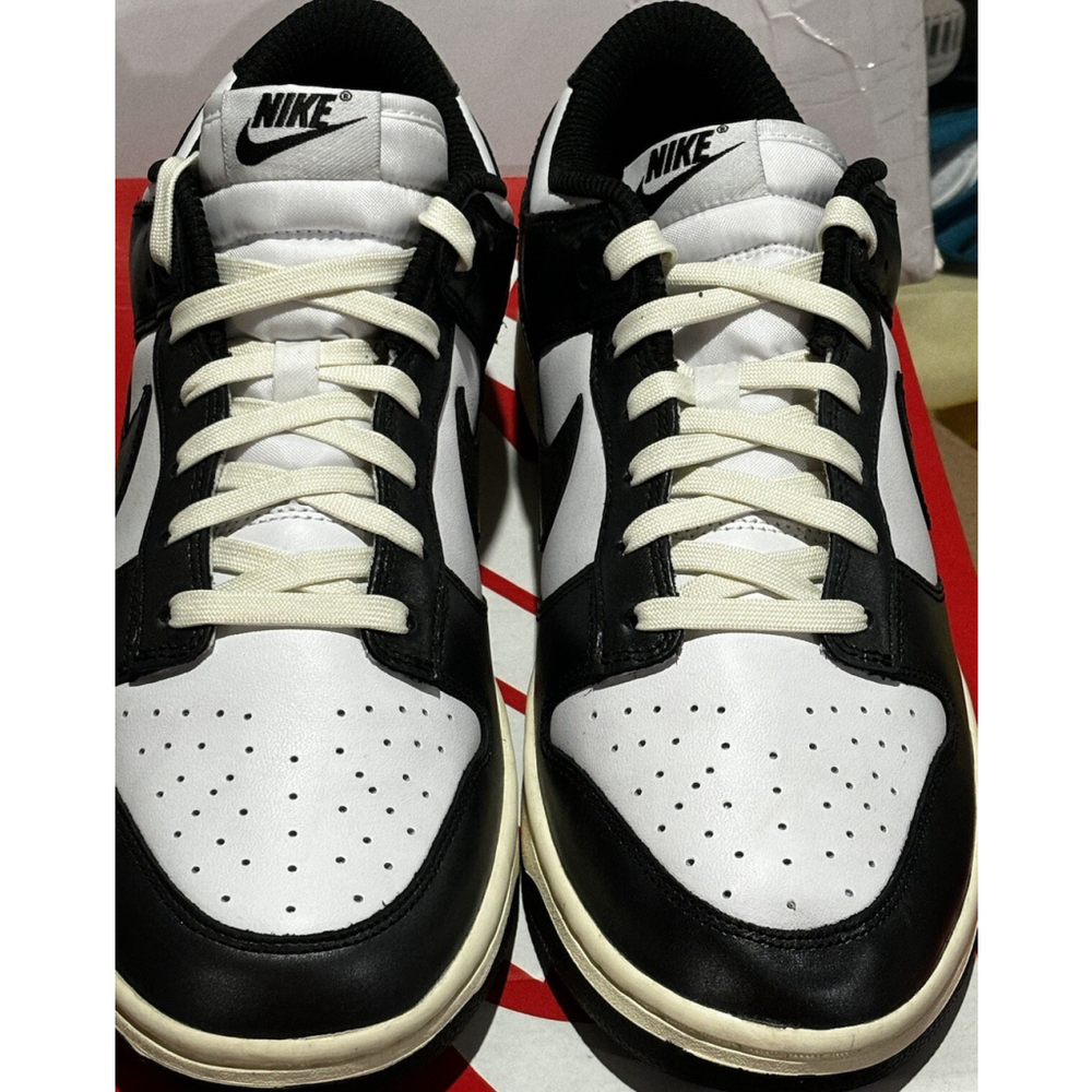 Nike Dunk Low PRM White/Black-Coconut Milk (FQ8899 100) WMNS 11.5/MNS 10 NEW - Picture 3 of 13